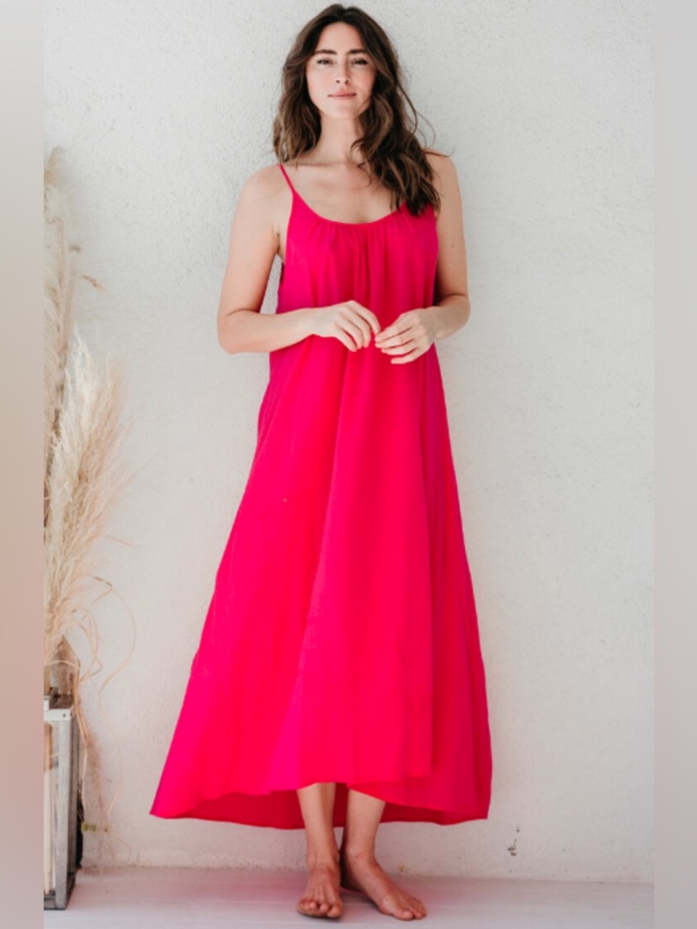 9SEED Tulum Low Back Maxi Dress - O/S